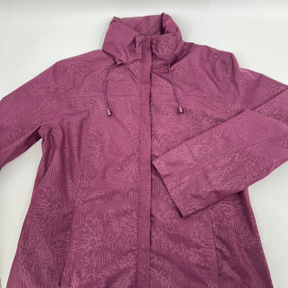 TravelSmith Purple Floral Mid-Length Jacket | Perfect for Any Occasion - Picture 3 of 9